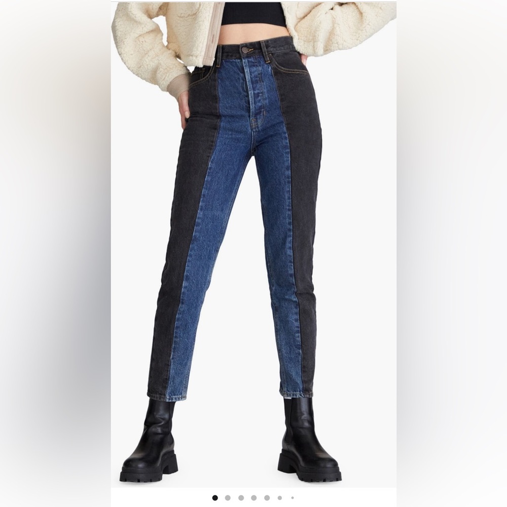 Pacsun Two-Tone High-Rise jeans; Size: 24